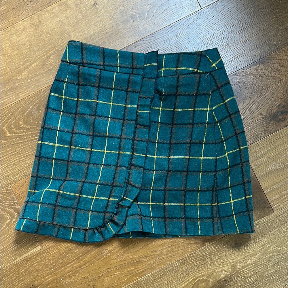 Scotch & Soda Green Asymmetrical Pencil Skirt